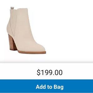 Marc Fisher Leather Booties 8